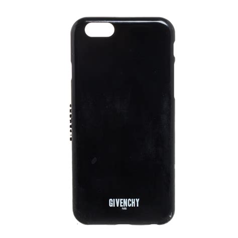 Givenchy Black Plastic Logo Print iPhone 6 Case 